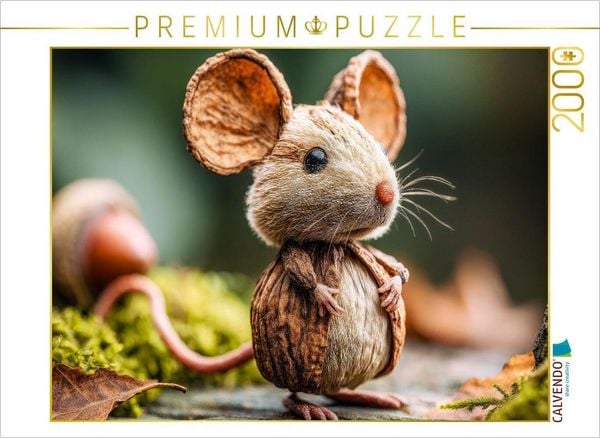 CALVENDO Puzzle Haselmaus | 2000 Teile Lege-Größe 90x67cm Foto-Puzzle für glückliche Stunden