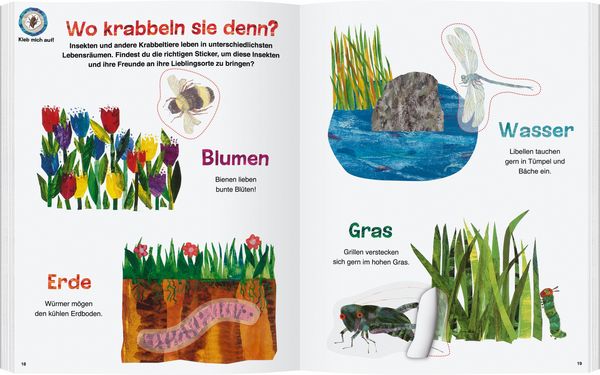 Produktbild: Die kleine Raupe Nimmersatt - Mein Buch der Krabbeltiere