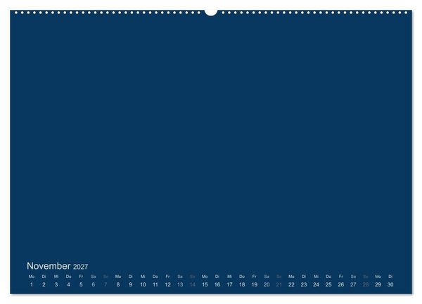 Produktbild: Bastelkalender - Dunkelblau (Wandkalender 2027 DIN A2 quer), CALVENDO Monatskalender