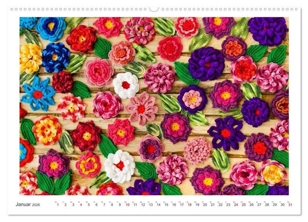 Produktbild: Handarbeit macht gl&uuml;cklich (hochwertiger Premium Wandkalender 2026 DIN A2 quer), Kunstdruck in Hochglanz
