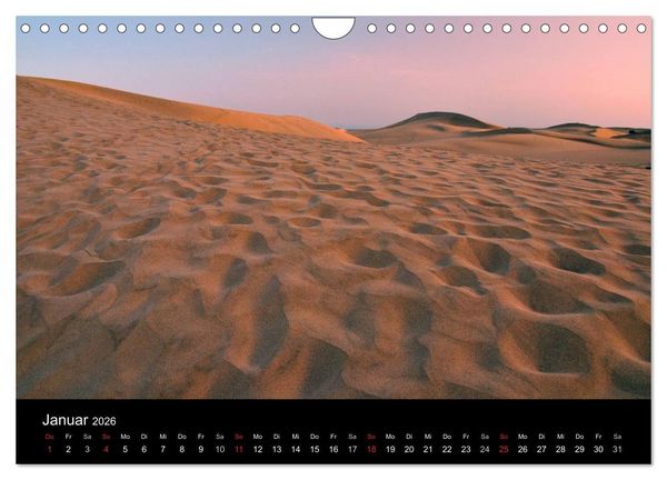 Produktbild: GRAN CANARIA/D&uuml;nen von Maspalomas (Wandkalender 2026 DIN A4 quer), CALVENDO Monatskalender
