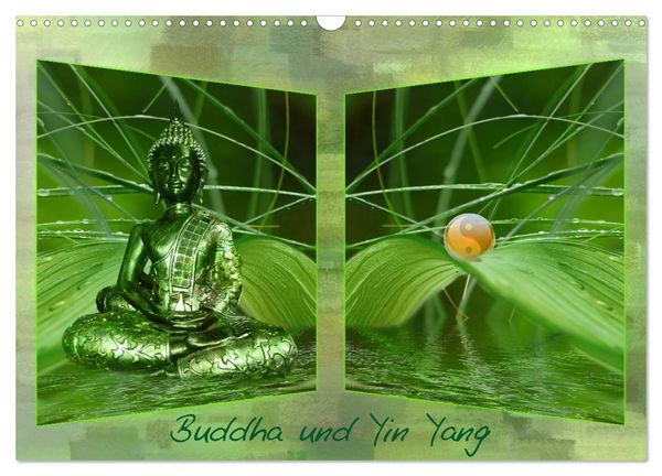 Produktbild: Buddha und Yin Yang (Wandkalender 2026 DIN A3 quer), CALVENDO Monatskalender