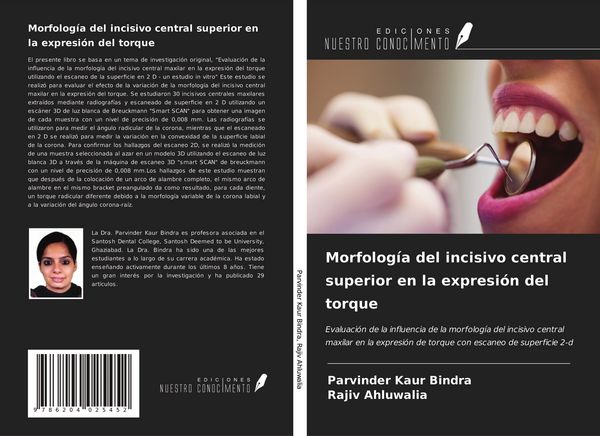 Produktbild: Morfolog&iacute;a del incisivo central superior en la expresi&oacute;n del torque