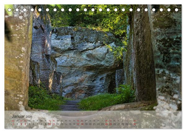 Produktbild: Felsenburg Rotenhan (Tischkalender 2026 DIN A5 quer), CALVENDO Monatskalender