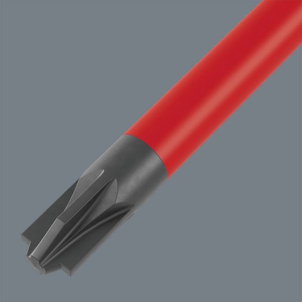 Produktbild: Wera Kraftform Kompakt VDE 65 iS PZ/S # 2x157 mm TIE SB Elektriker Plus/Minus Wechselklinge 2 mm