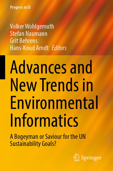 Produktbild: Advances and New Trends in Environmental Informatics