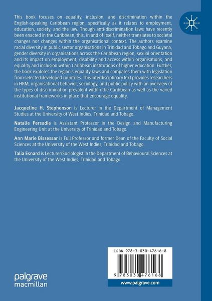 Produktbild: Diversity, Equality, and Inclusion in Caribbean Organisations and Society