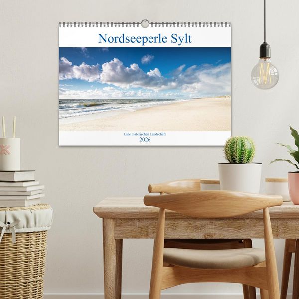 Produktbild: Nordseeperle Sylt (Wandkalender 2026 DIN A3 quer), CALVENDO Monatskalender