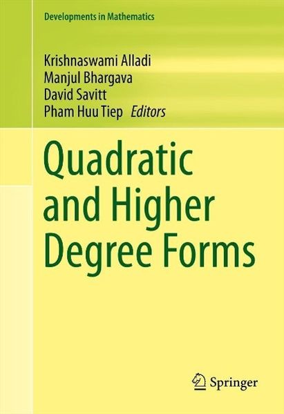Produktbild: Quadratic and Higher Degree Forms
