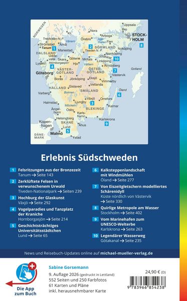 Produktbild: MICHAEL M&Uuml;LLER Reisef&uuml;hrer S&uuml;dschweden