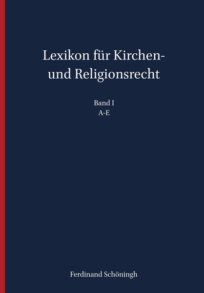 Produktbild: Lexikon f&uuml;r Kirchen- und Religionsrecht