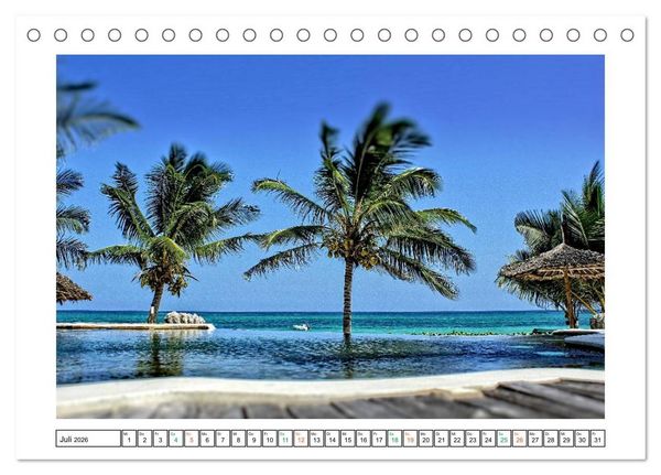 Produktbild: Karibu - Landschaften in Kenia (Tischkalender 2026 DIN A5 quer), CALVENDO Monatskalender