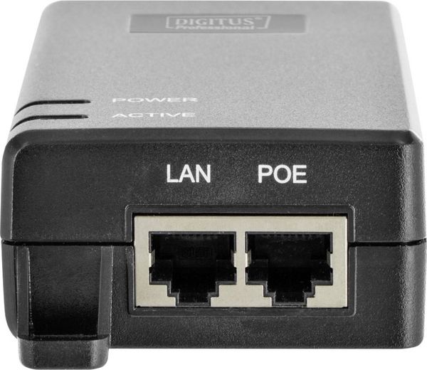 Produktbild: Digitus DN-95103-2 PoE Injektor 1 GBit/s IEEE 802.3at (25.5 W), IEEE 802.3af (12.95 W)