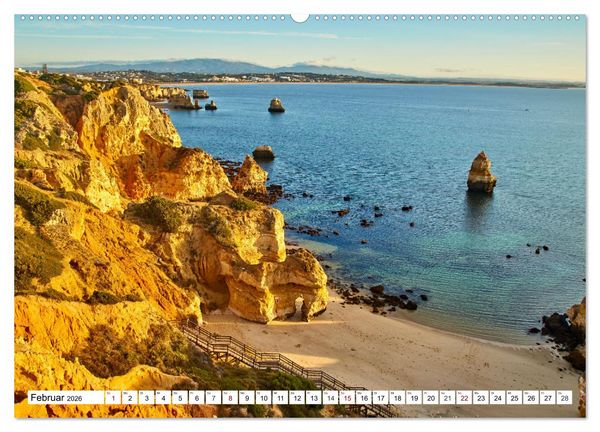 Produktbild: Algarve - Die sch&ouml;nste K&uuml;ste Europas (Wandkalender 2026 DIN A2 quer), CALVENDO Monatskalender