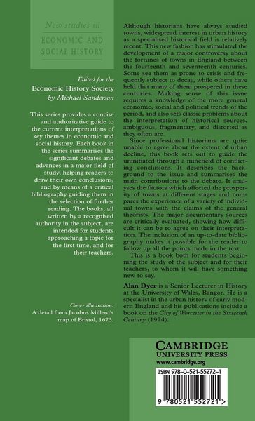 Produktbild: Decline and Growth in English Towns 1400-1640