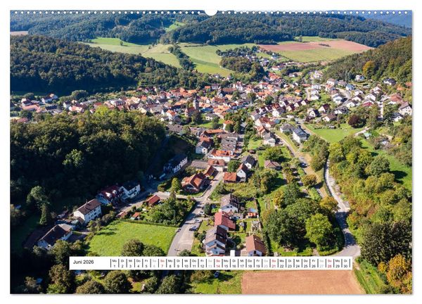 Produktbild: Die Ringgau D&ouml;rfer (Wandkalender 2026 DIN A2 quer), CALVENDO Monatskalender