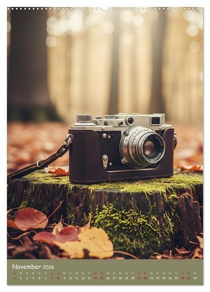 Produktbild: Vintage Moments - Klassiker f&uuml;r jeden Monat (hochwertiger Premium Wandkalender 2026 DIN A2 hoch), Kunstdruck in Hochglanz