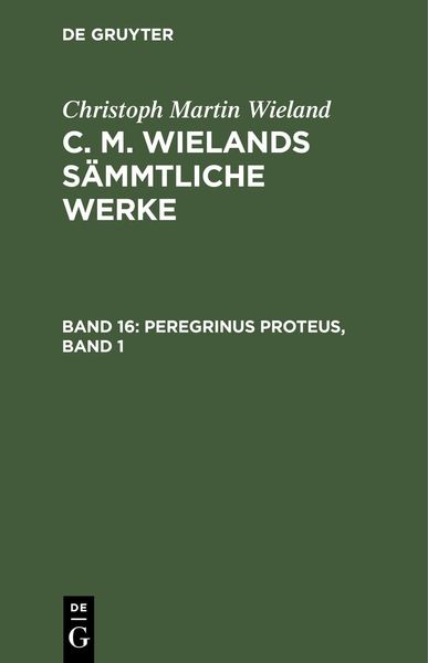 Produktbild: Peregrinus Proteus, Band 1