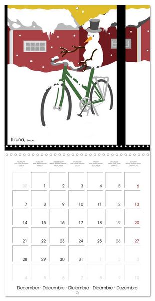 Produktbild: A WORLD OF BICYCLES (Wall Calendar 2026 12 &times; 12 Inch) CALVENDO 12 Month Wall Calendar