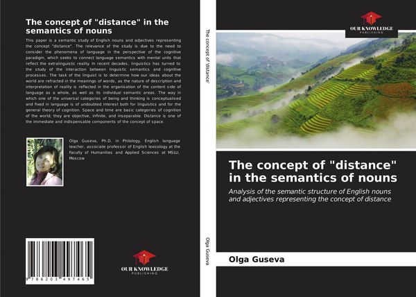 Produktbild: The concept of "distance" in the semantics of nouns