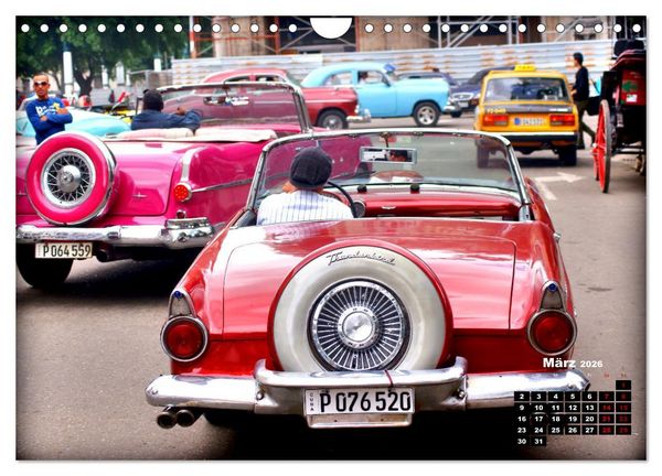Produktbild: Thunderbird - Ford-Ikone der F&uuml;nfziger Jahre (Wandkalender 2026 DIN A4 quer), CALVENDO Monatskalender