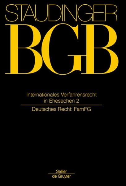 Produktbild: Internationales Verfahrensrecht in Ehesachen Band 2