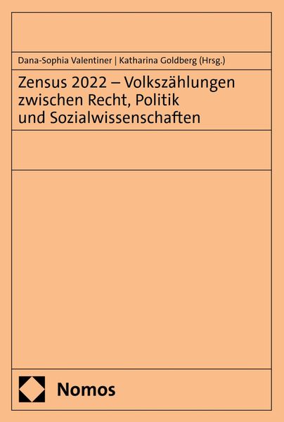 Produktbild: Zensus 2022 - Volksz&auml;hlungen zwischen Recht, Politik und Sozialwissenschaften