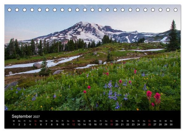 Produktbild: Das "gr&uuml;ne" Nordamerika - Kanada und USA (Tischkalender 2027 DIN A5 quer), CALVENDO Monatskalender