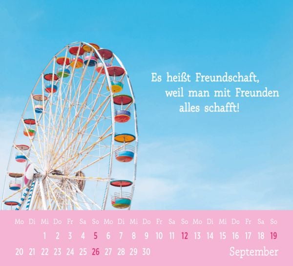 Produktbild: Mini-Kalender 2027: Der kleine Freundschaftskalender