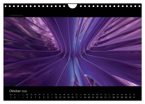 Produktbild: Abstrakte Kunst (Wandkalender 2026 DIN A4 quer), CALVENDO Monatskalender