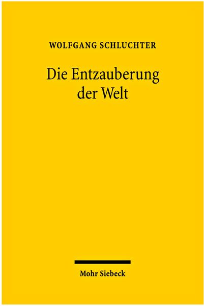 Produktbild: Die Entzauberung der Welt