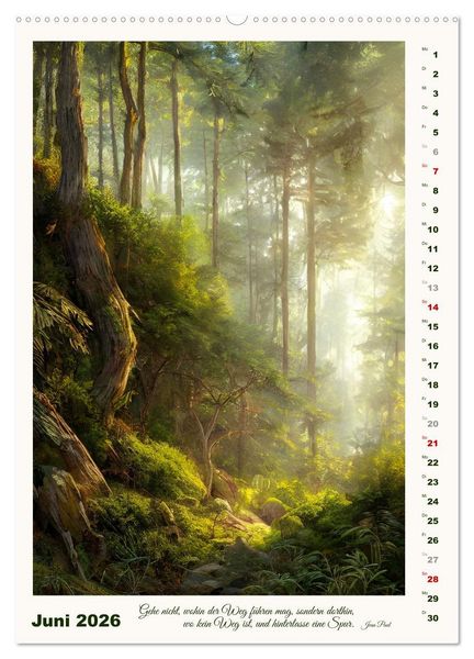 Produktbild: Wege der Fantasie (hochwertiger Premium Wandkalender 2026 DIN A2 hoch), Kunstdruck in Hochglanz