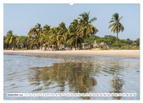 Produktbild: Traumstr&auml;nde in Gambia (hochwertiger Premium Wandkalender 2026 DIN A2 quer), Kunstdruck in Hochglanz