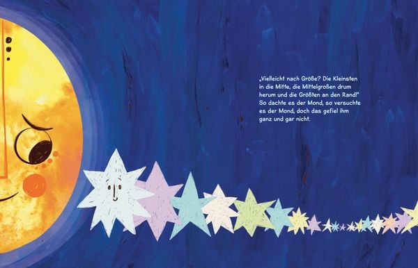 Produktbild: Als der Mond die Sterne ordnen wollte. Bilderbuch