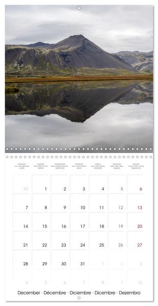 Produktbild: Iceland - Colorful Mountains (Wall Calendar 2026 12 &times; 12 Inch) CALVENDO 12 Month Wall Calendar