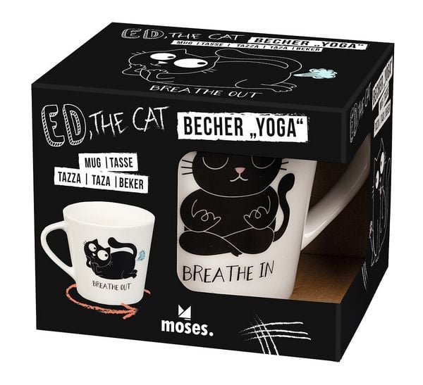 Produktbild: Ed, the Cat Becher Yoga
