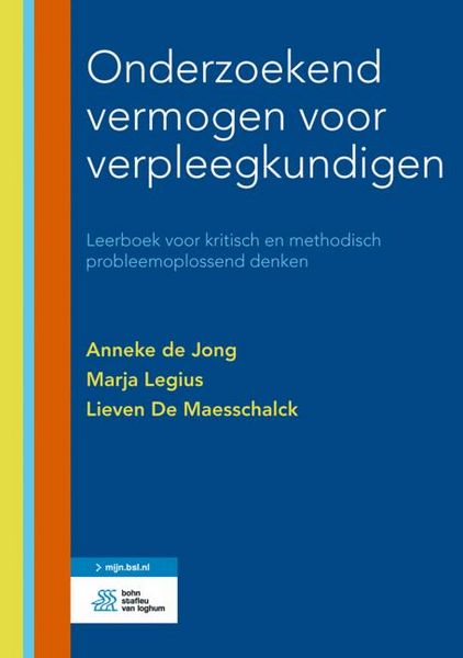 Produktbild: Onderzoekend vermogen voor verpleegkundigen