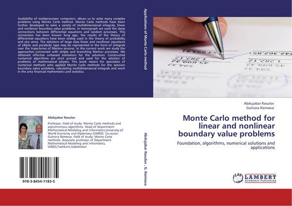 Produktbild: Monte Carlo method for linear and nonlinear boundary value problems