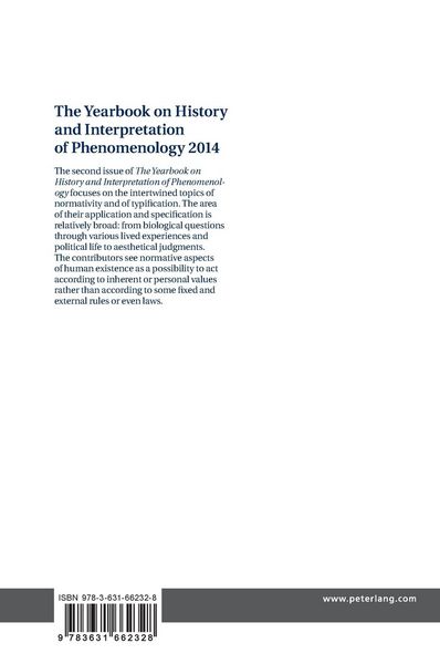 Produktbild: The Yearbook on History and Interpretation of Phenomenology 2014