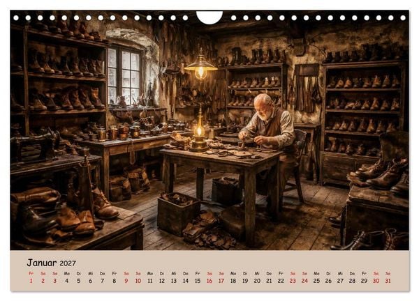 Produktbild: Ursprung: Berufe mit Geschichte. (Wandkalender 2027 DIN A4 quer), CALVENDO Monatskalender