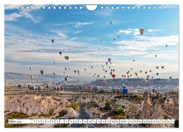 Produktbild: Kappadokien, Feent&uuml;rme und Ballontr&auml;ume (Wandkalender 2026 DIN A4 quer), CALVENDO Monatskalender