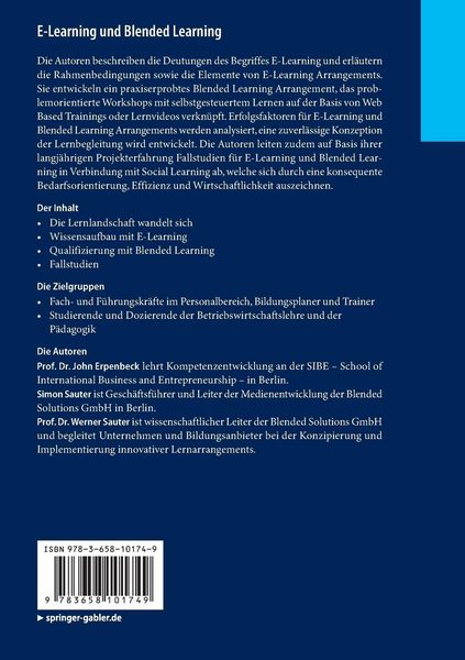 Produktbild: E-Learning und Blended Learning