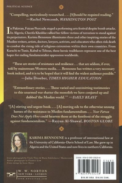 Produktbild: Your Fatwa Does Not Apply Here: Untold Stories from the Fight Against Muslim Fundamentalism