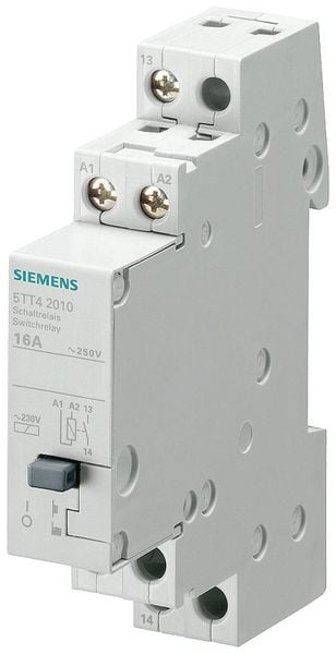 Siemens 5TT4201-0 Schaltrelais Nennspannung: 250V Schaltstrom (max.): 16A 1 Schließer 1St.