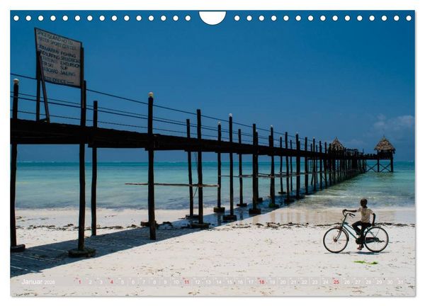 Produktbild: Sansibar - Impressionen von Rolf Dietz (Wandkalender 2026 DIN A4 quer), CALVENDO Monatskalender