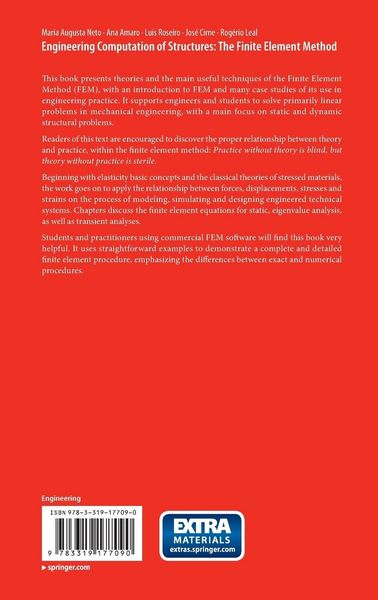 Produktbild: Engineering Computation of Structures: The Finite Element Method