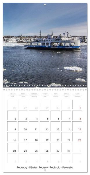 Produktbild: Qu&eacute;bec (Calendrier mural carr&eacute; 2026 30x30 cm) Calendrier double avec une page pour vos prises de notes