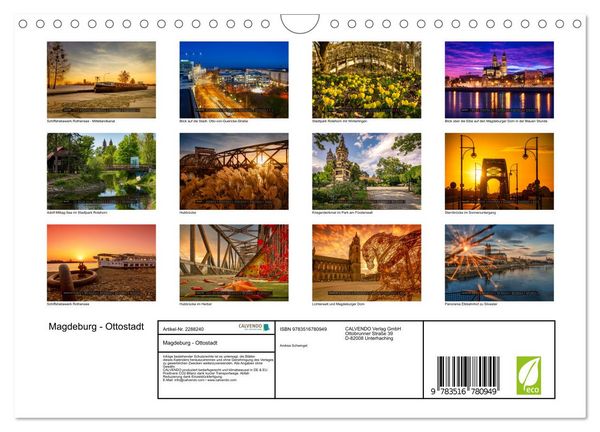 Produktbild: Magdeburg - Ottostadt (Wandkalender 2027 DIN A4 quer), CALVENDO Monatskalender