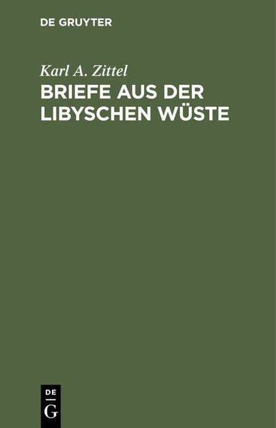 Produktbild: Briefe aus der libyschen W&uuml;ste