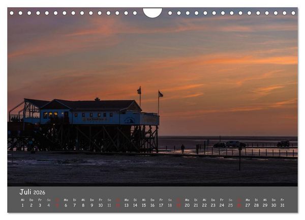 Produktbild: Mein St.Peter-Ording (Wandkalender 2026 DIN A4 quer), CALVENDO Monatskalender